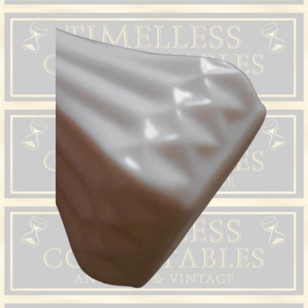 Vintage Hoosier White Milk Glass Small Vase