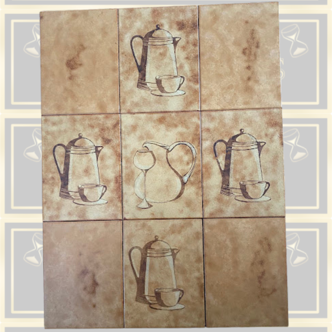 Vintage Italian kitchen Drinks Wall Tiles