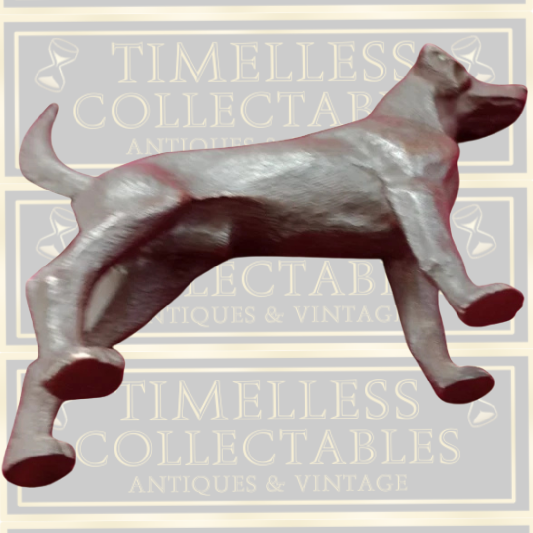 Antique Solid Bronze Pointer Gun Dog