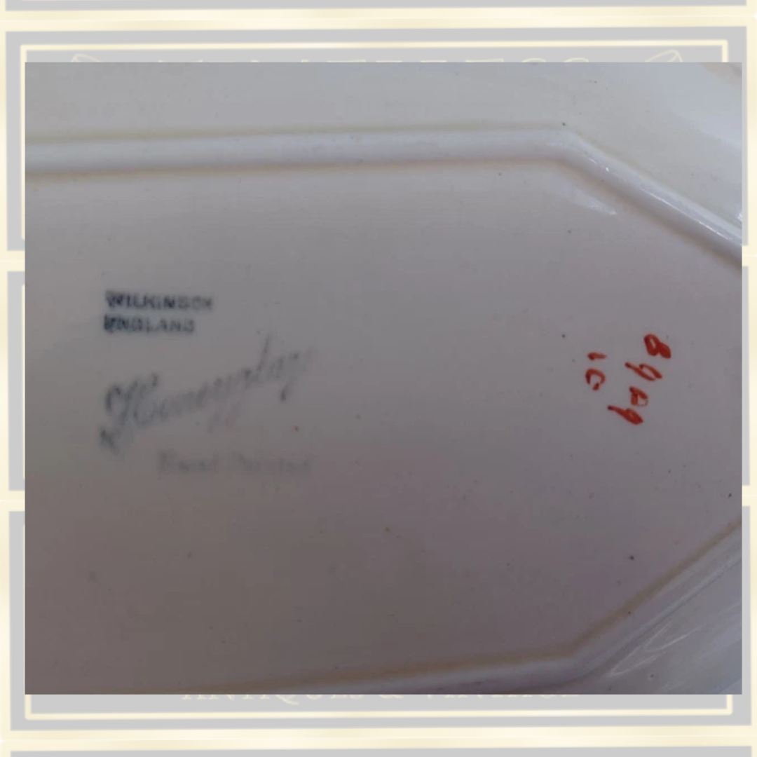 Antique Wilkinson Ltd Pottery/Royal Staffordshire Sandwich Plate
