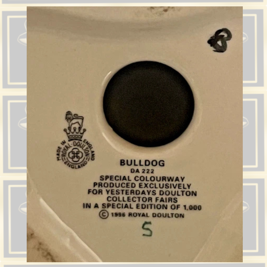 Vintage Royal Doulton Bulldog Ltd Edition