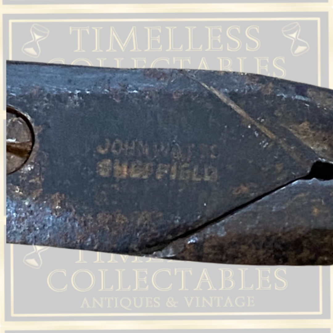 Antique John Wigfall & Son Forged Iron Scissors
