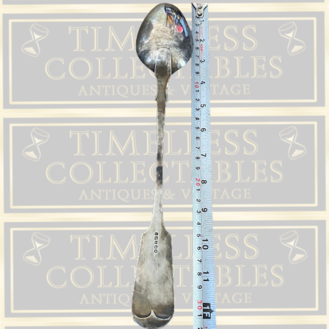 Antique Large Sheffield Serving Spoon