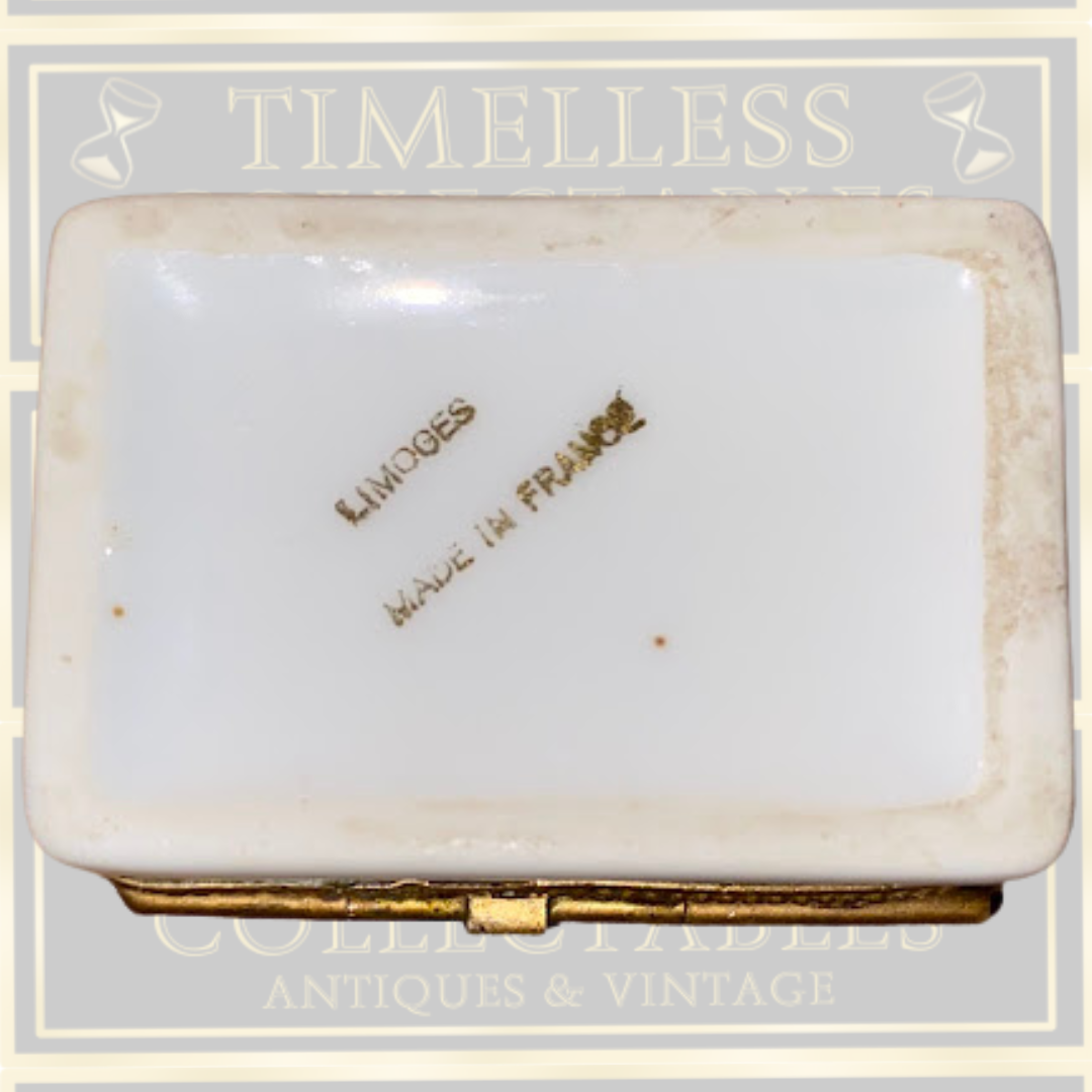 Vintage French Limoges Trinket Box