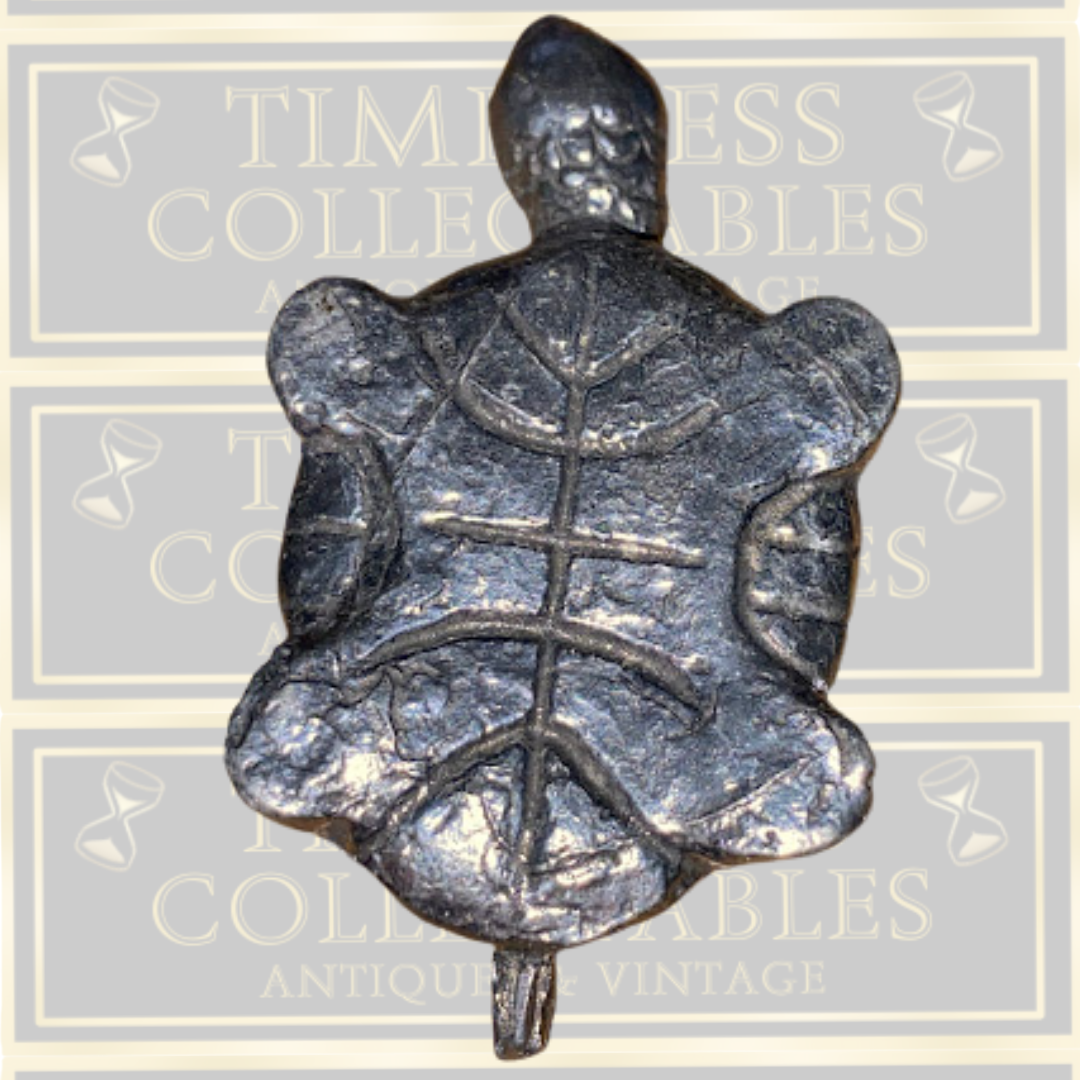 Antique Novelty Small Tortoise Pin Cushion