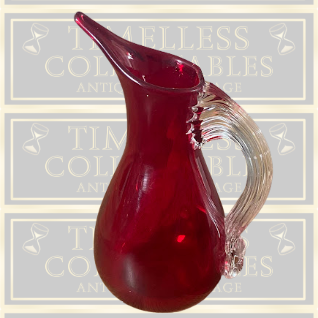 Vintage Whitefriars Glass Sparrow Beak Jug