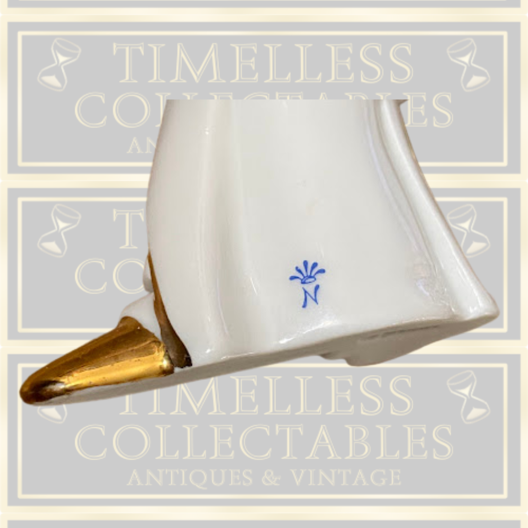 Swarovski & Capodimonte White & Gold Clown