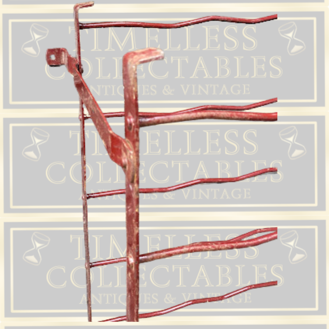 Vintage French 50 Bottle Metal Wine Rack