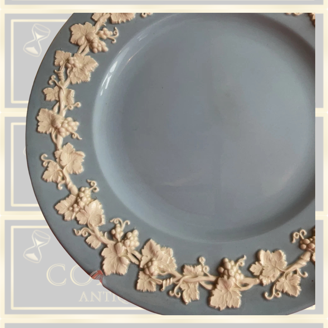 Wedgwood Queensware Blue Embossed Plate