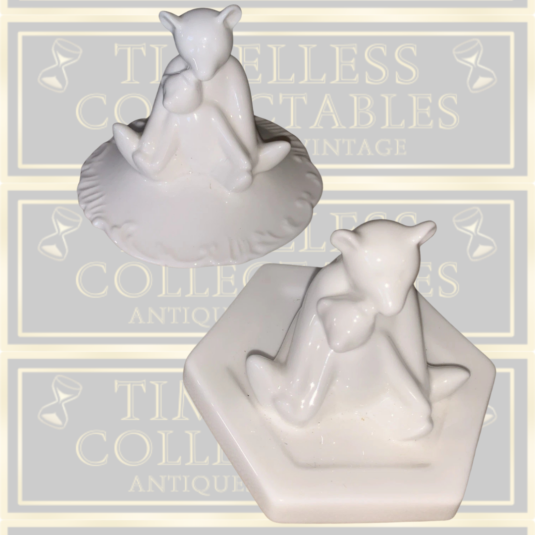 Vintage Royal Crown Derby Teddy Bear Figurines