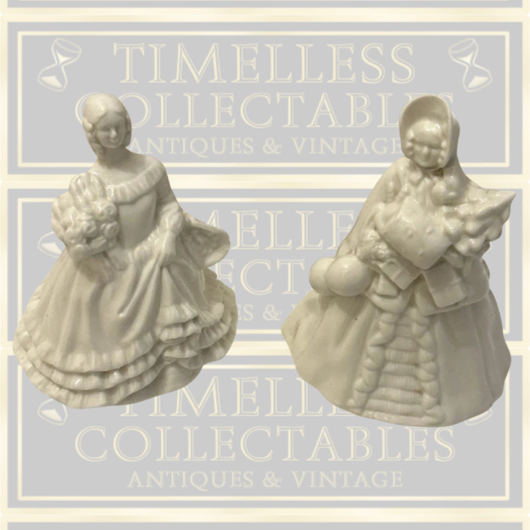 Vintage Royal Worcester sincerity and belle of the ball Porcelain Figurines