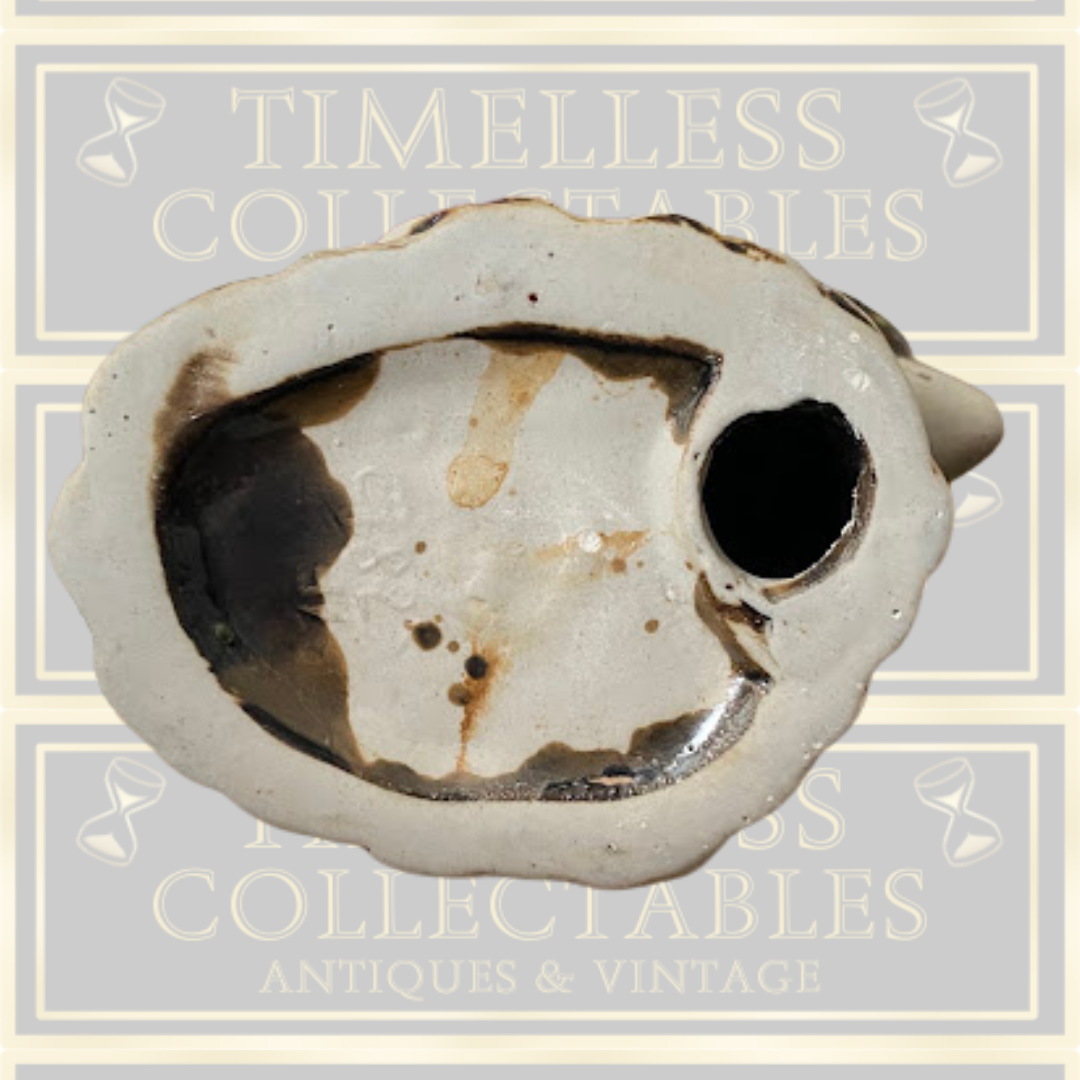 Vintage Dolphins Jumping Bisque And Porcelain