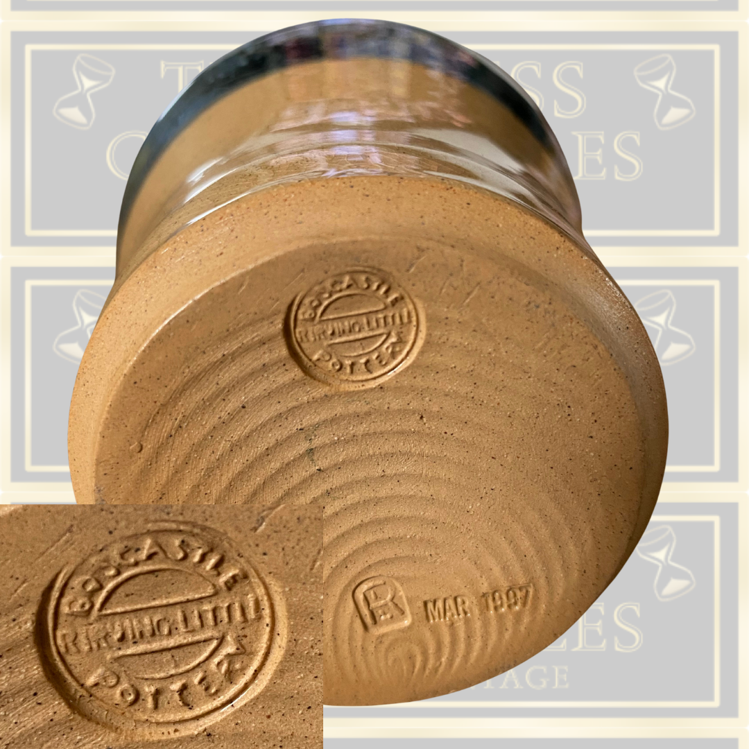 Vintage Boscastle Studio Pottery Salt Pig Pot