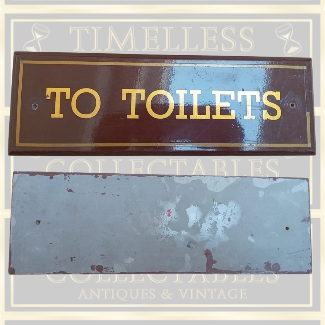 Vintage Toilet Pub Sign