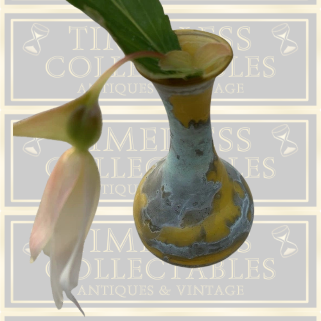 Vintage A & K Yaghmour Holyland Small Glass Vase