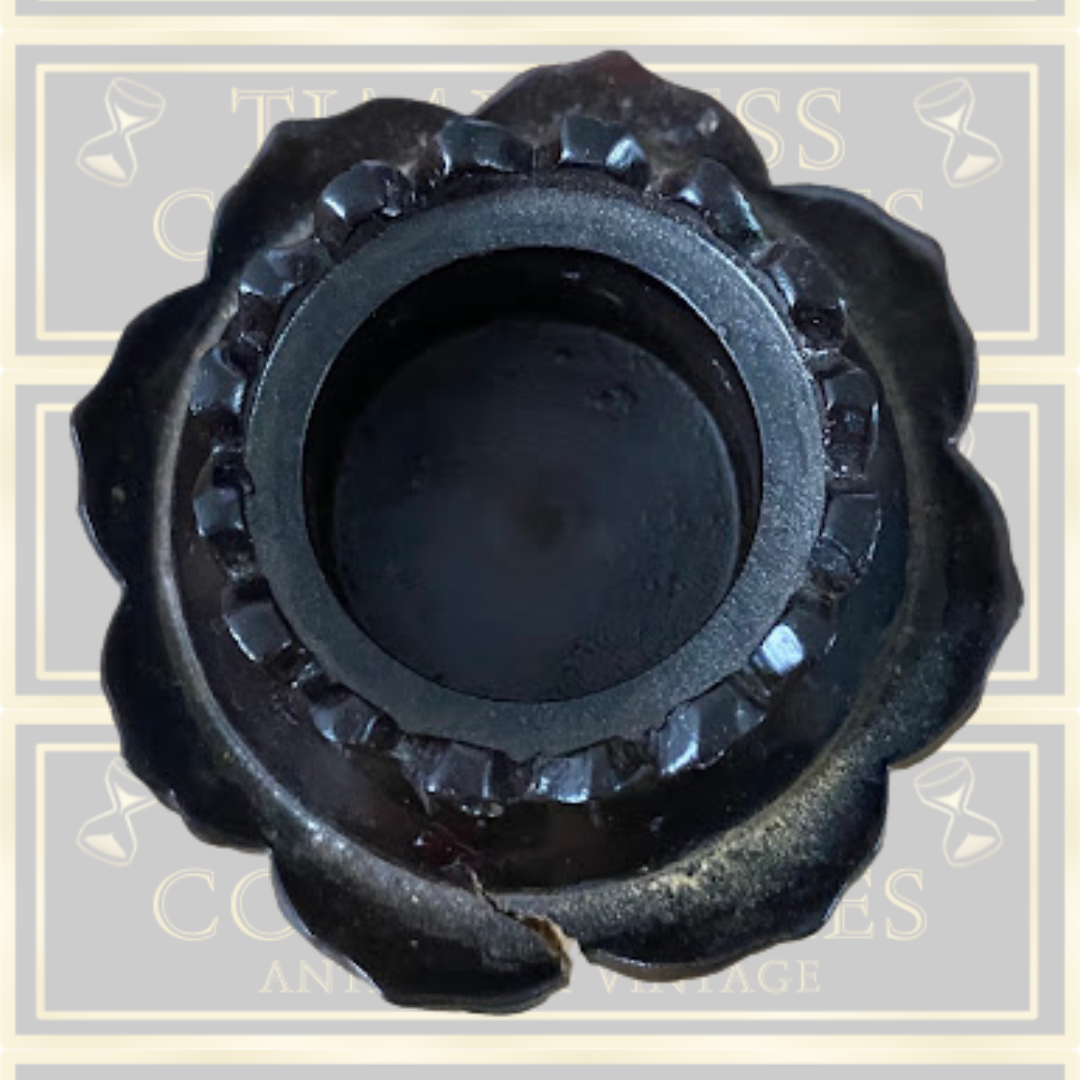 Vintage Carved Buddha Hand & Lotus Flower Wooden incense Burner