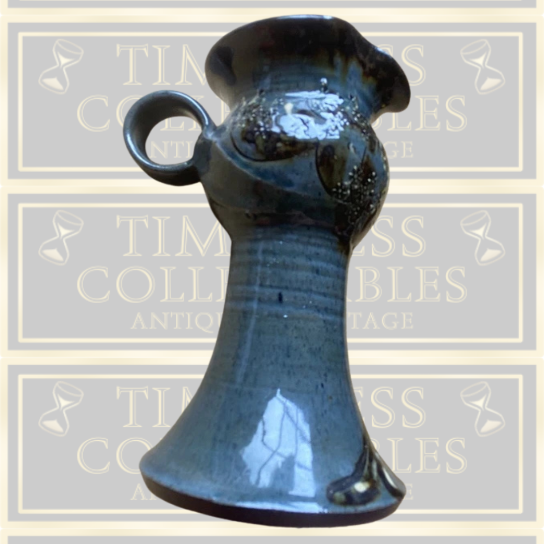 Vintage Leonard Stockley's Weymouth Studio Pottery Stem Cream Jug