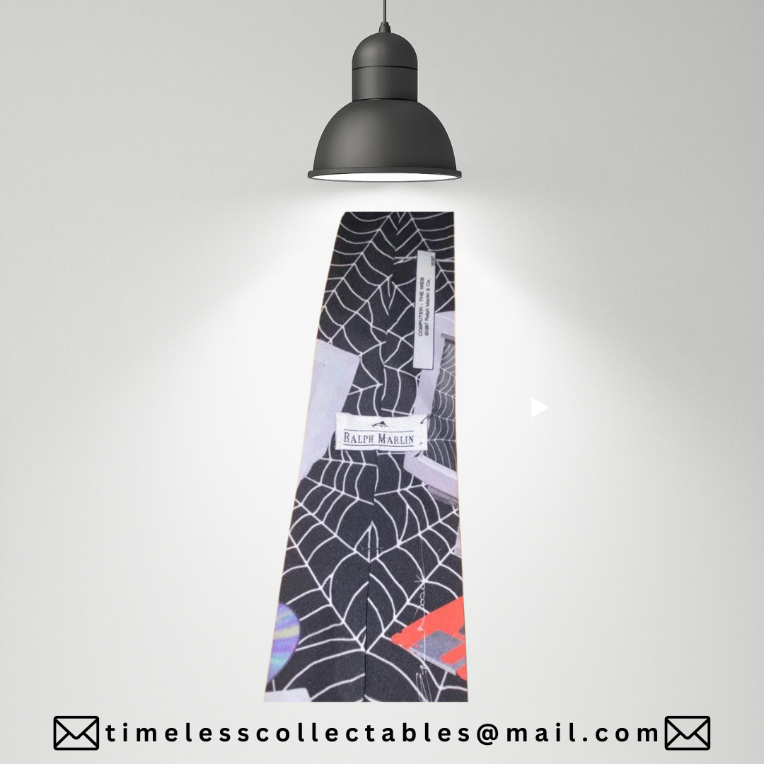Vintage Classic Computer Neck Tie