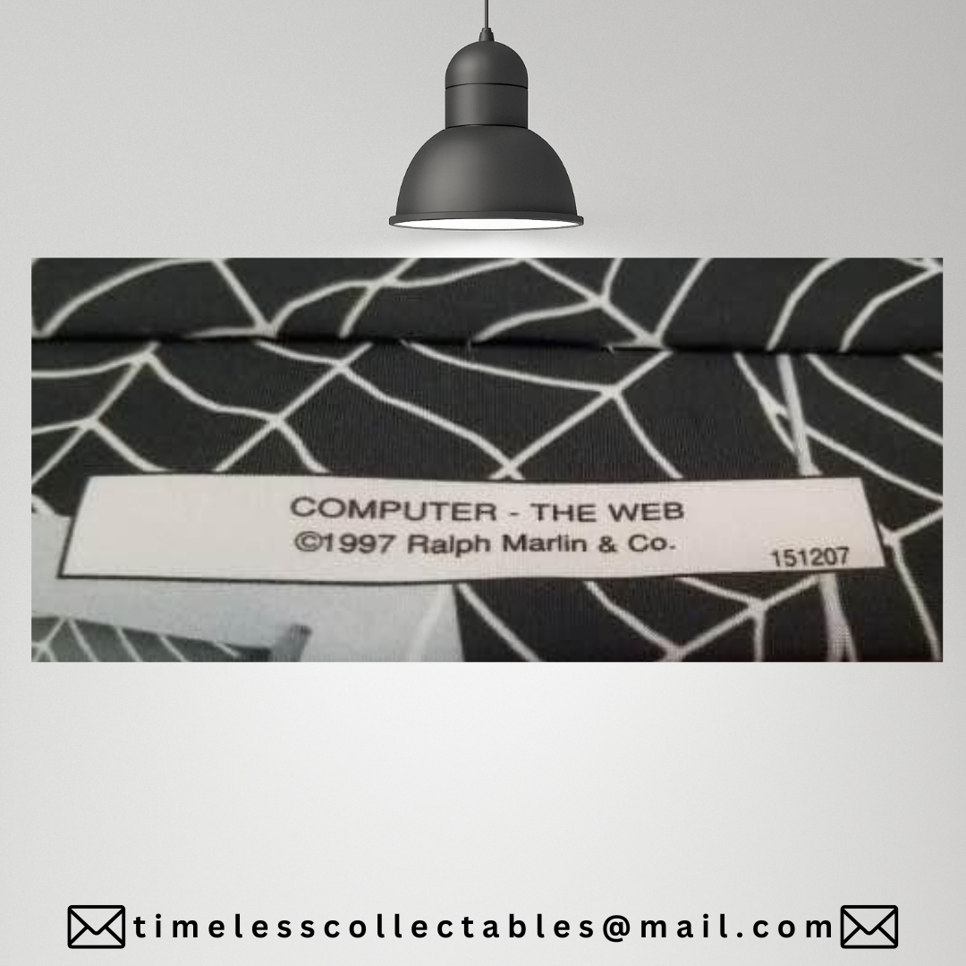Vintage Classic Computer Neck Tie