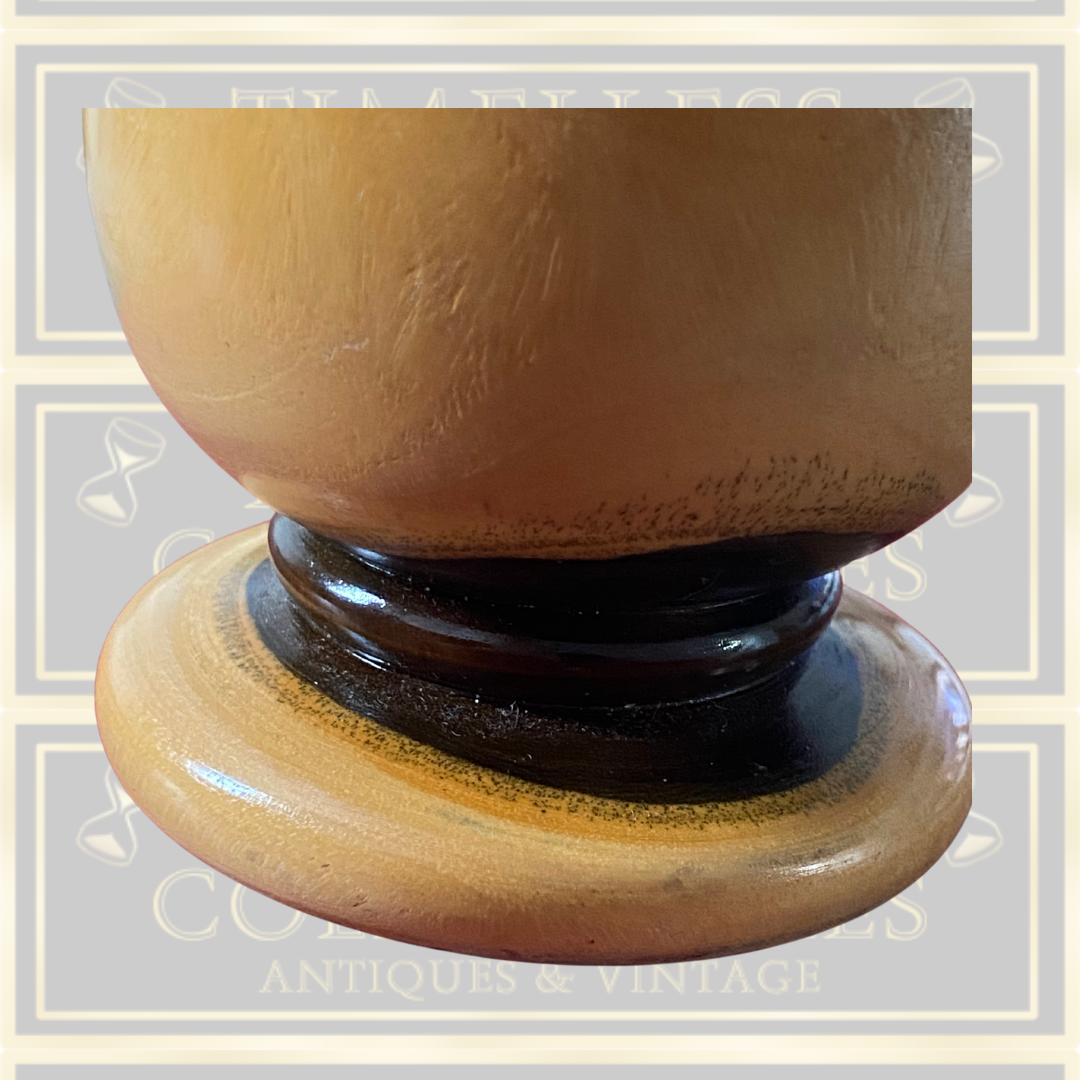 Vintage Hand Turned Wooden treen Goblet Vintage