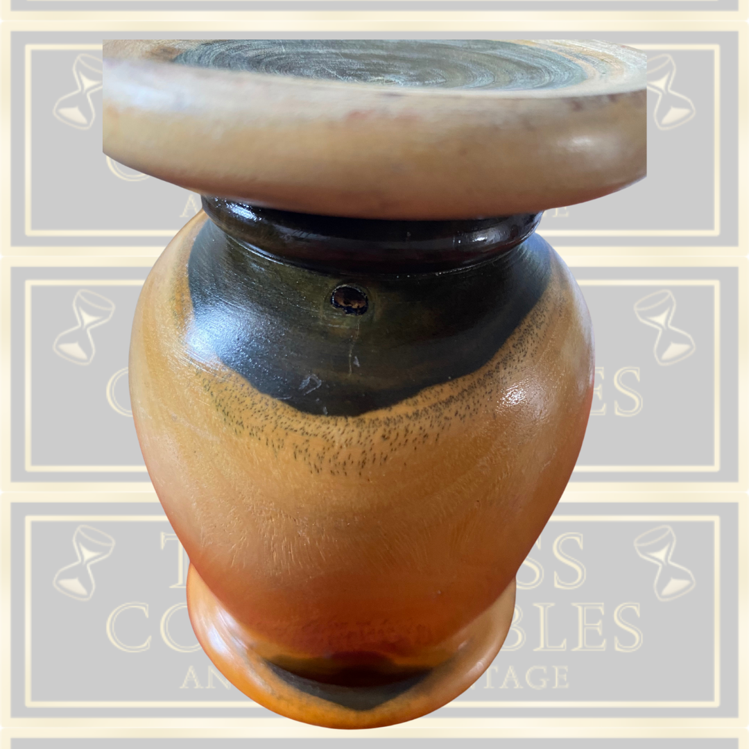 Vintage Hand Turned Wooden treen Goblet Vintage