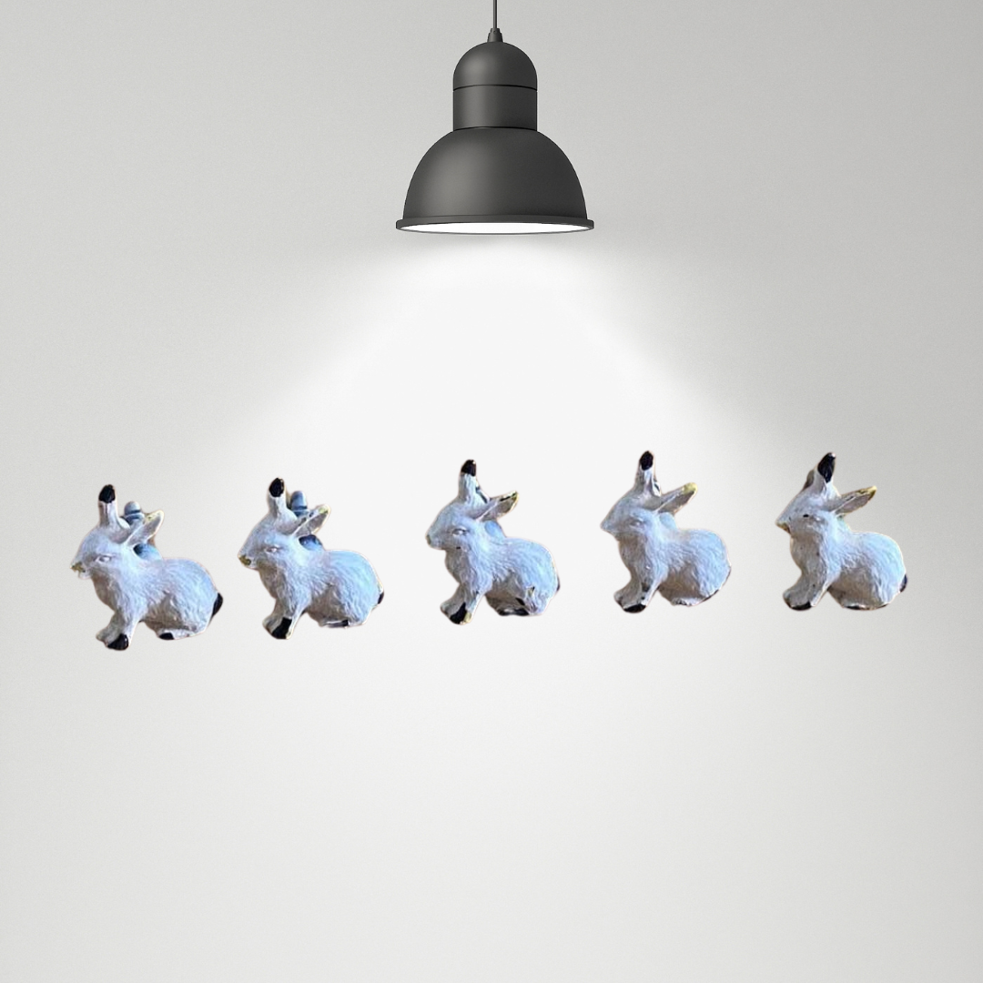 Antique White Cast Rabbit Draw Handles – TIMELESS COLLECTABLES