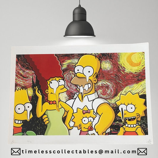 Death NYC Pop Art The Simpsons Starry Night