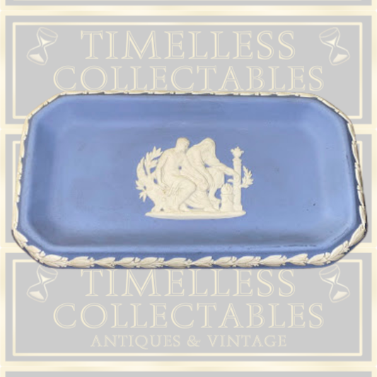 Vintage Wedgwood Jasperware Rectangular Pin Tray