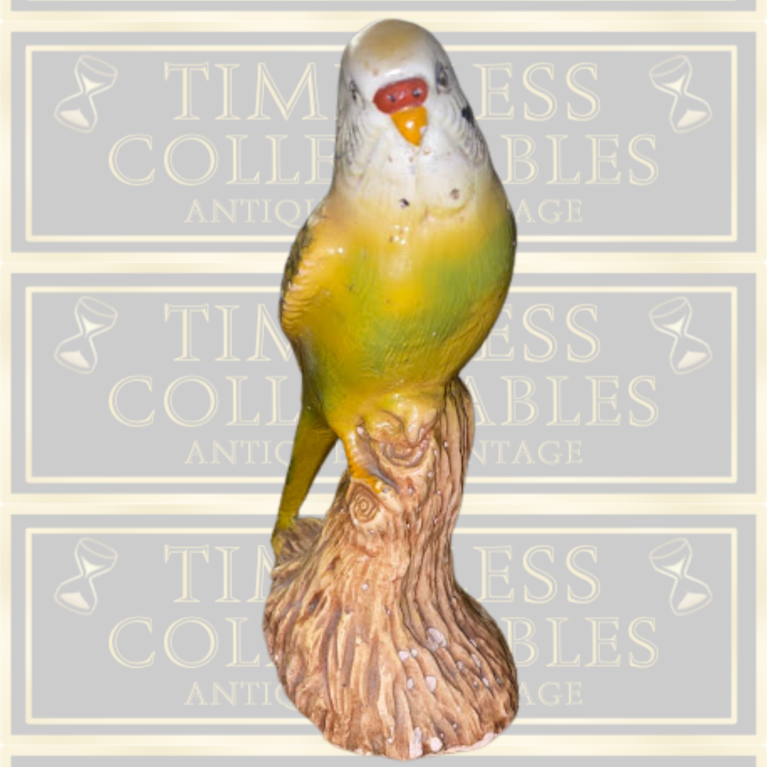 Beautiful Antique Budgie Ornament