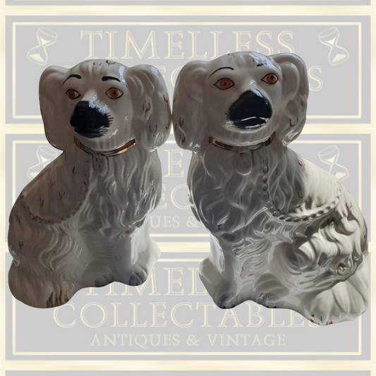 Vintage Pair Beswick Spaniel Dogs