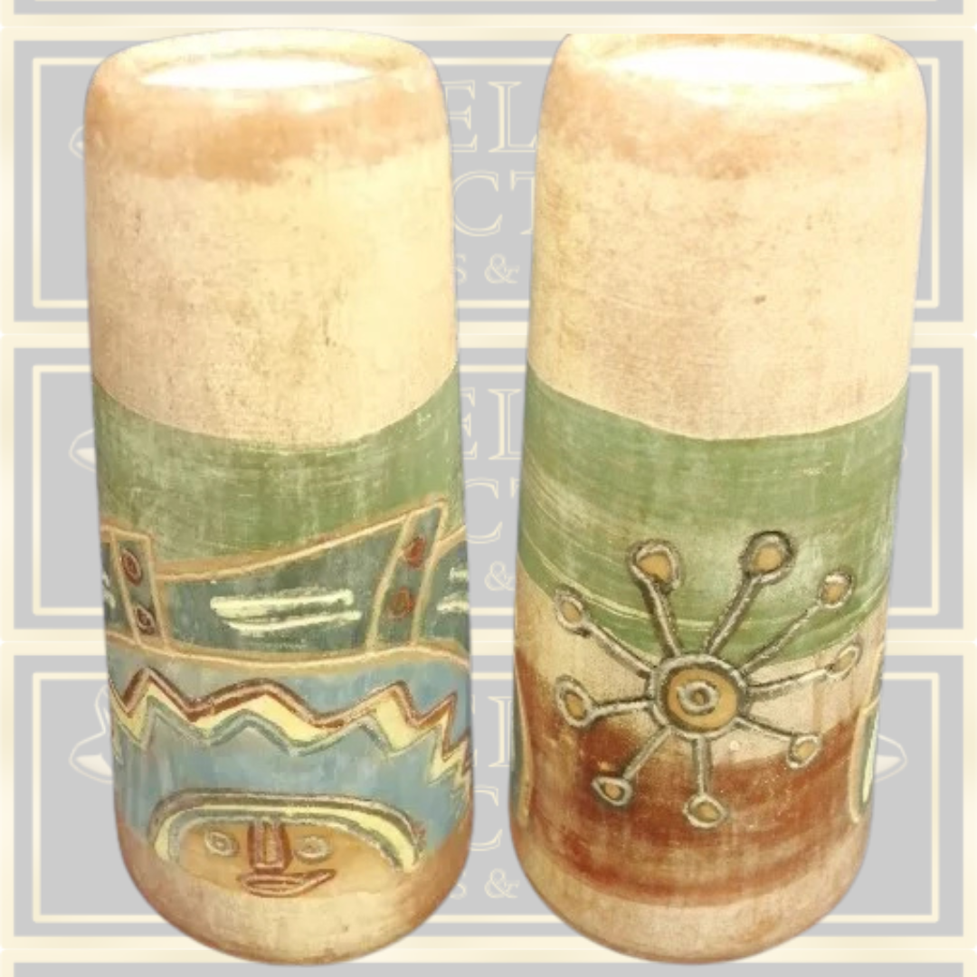 Vintage Peruvian Pottery Vases