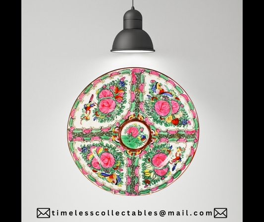 Chinese Famille Rose Large Plate