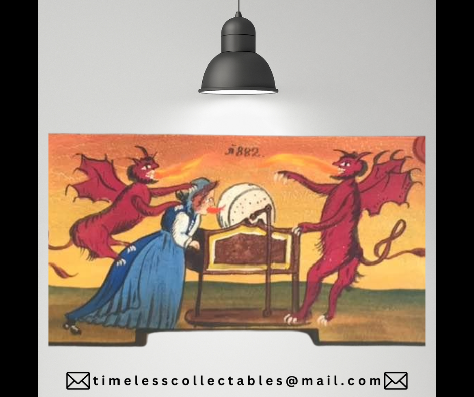Vintage Hand Painted Beehive Panel