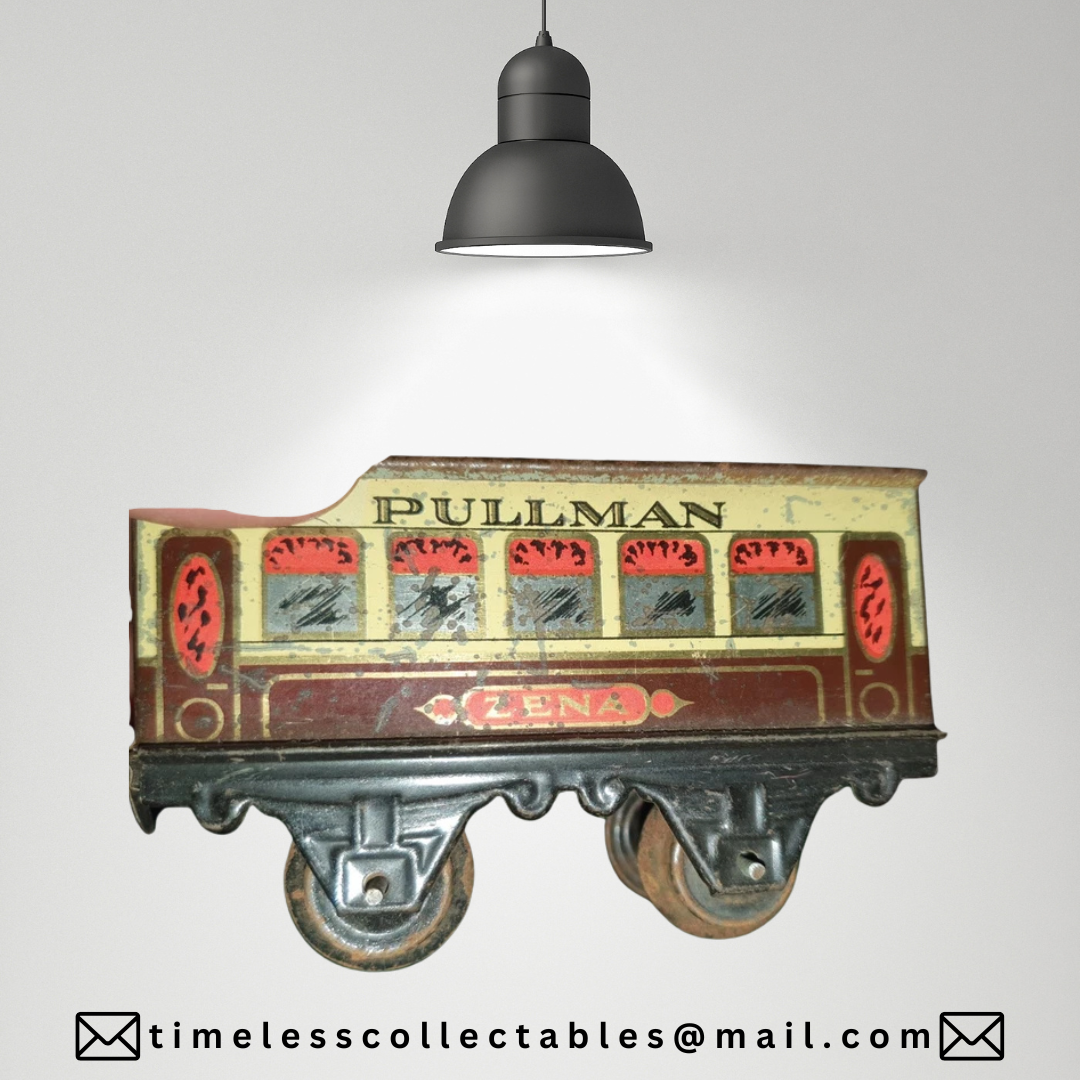 Vintage Tinplate O Gauge Wagons, Carriages, Esso Tanker