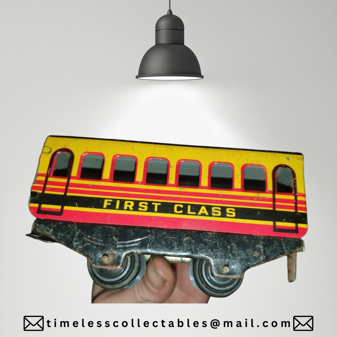 Vintage Tinplate O Gauge Wagons, Carriages, Esso Tanker