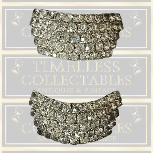 Vintage Rhinestone Shoe Clips