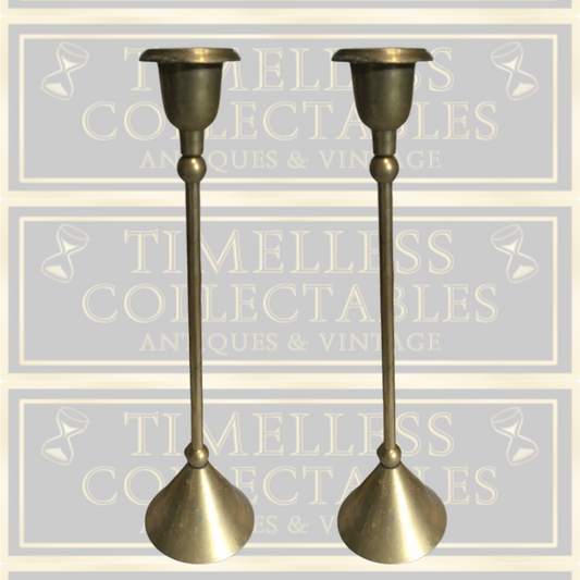 A Pair Brass Candle Holder