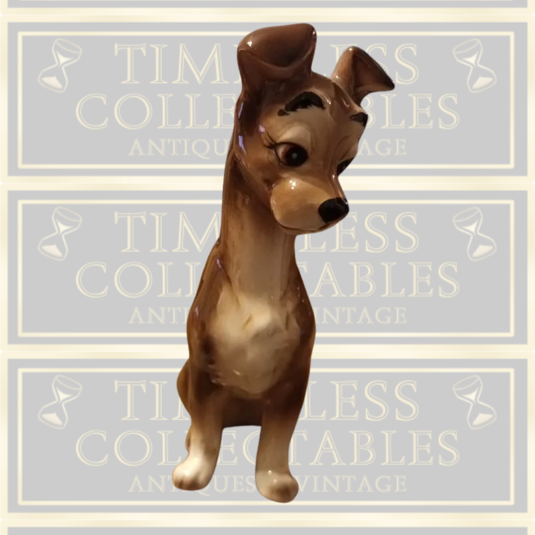 Disney Porcelain Lady And The Tramp dog