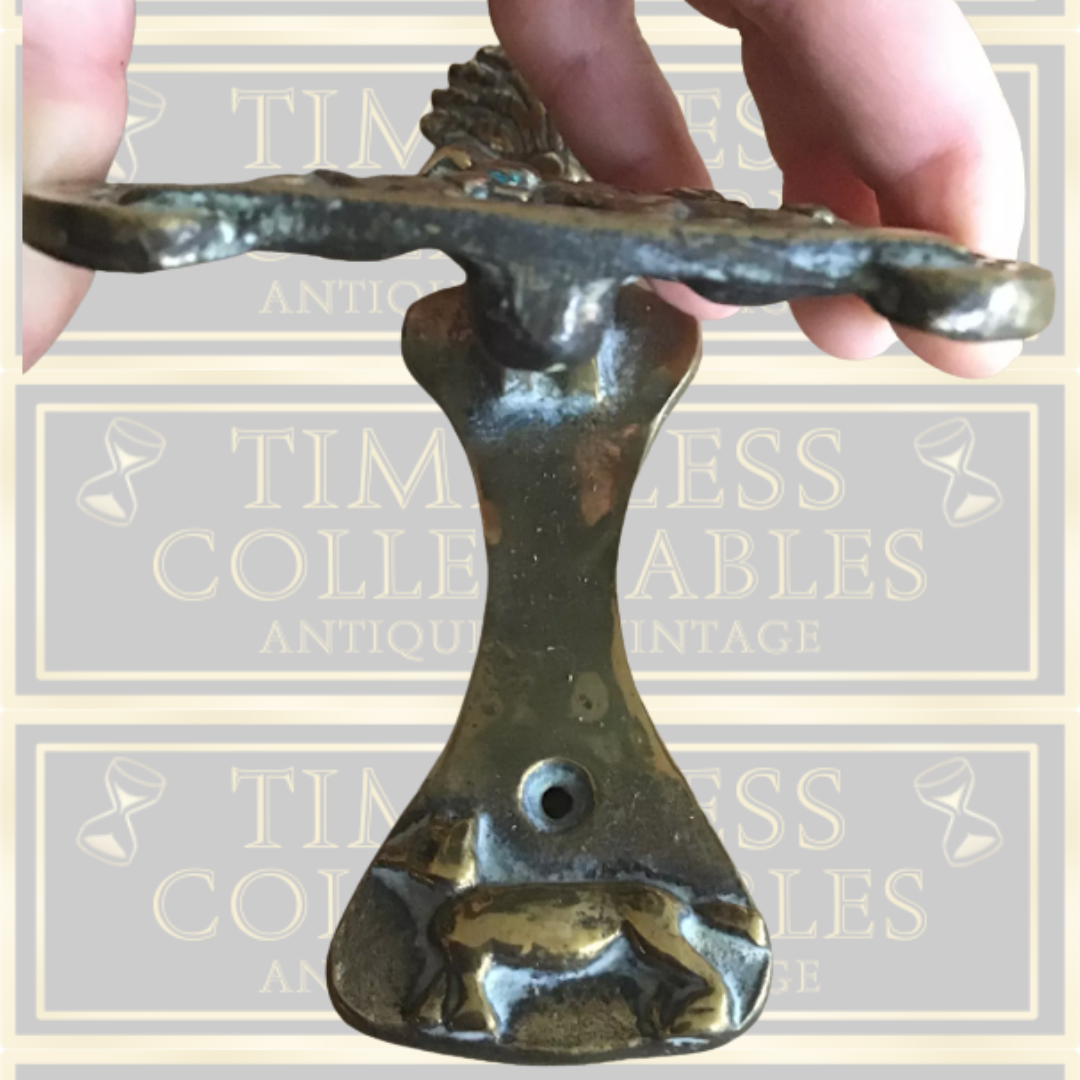 Vintage John Peel Brass Door Knocker