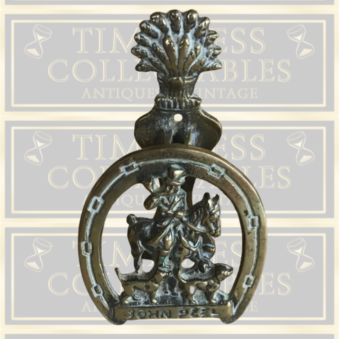Vintage John Peel Brass Door Knocker