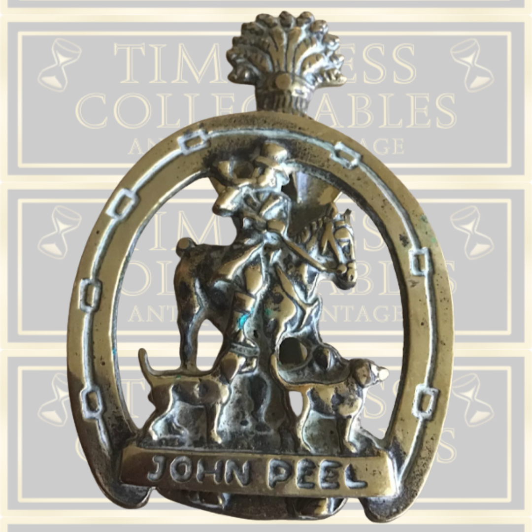 Vintage John Peel Brass Door Knocker