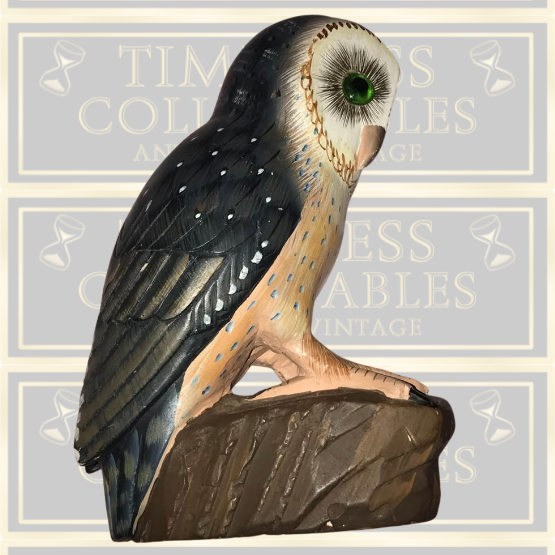 Vintage Carved Owl