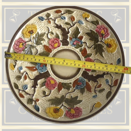 Vintage H J WOOD Indian Tree Hand Painted Platter Staffordshire England