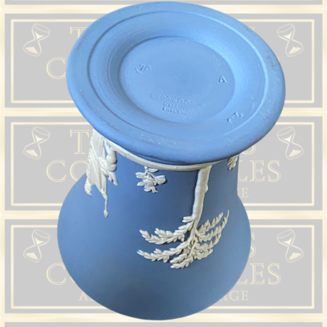 Wedgwood Blue Jasperware Small Vase