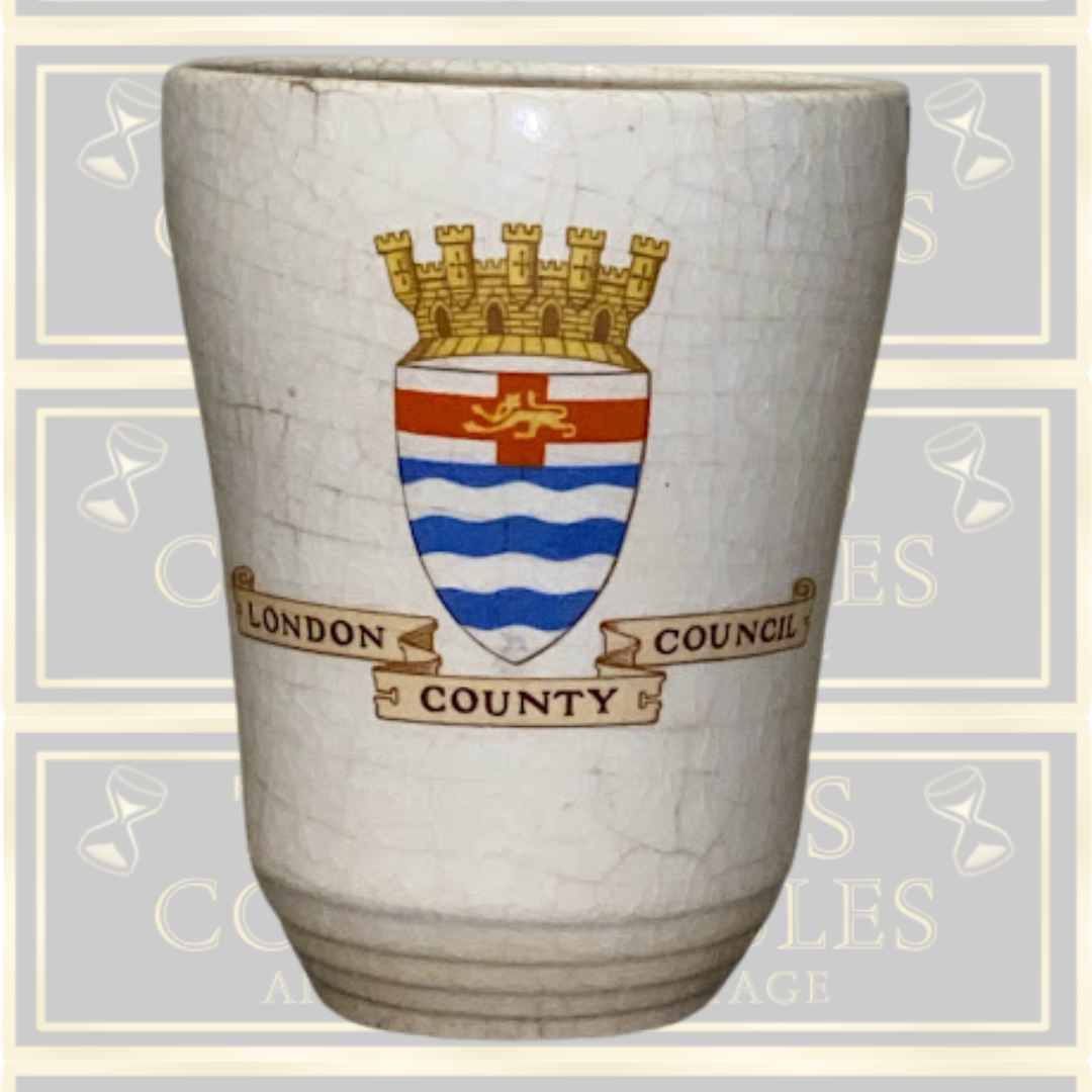 King George VI Queen Elizabeth May 1937 Cup Royal Crest Crown Ceramic Mug