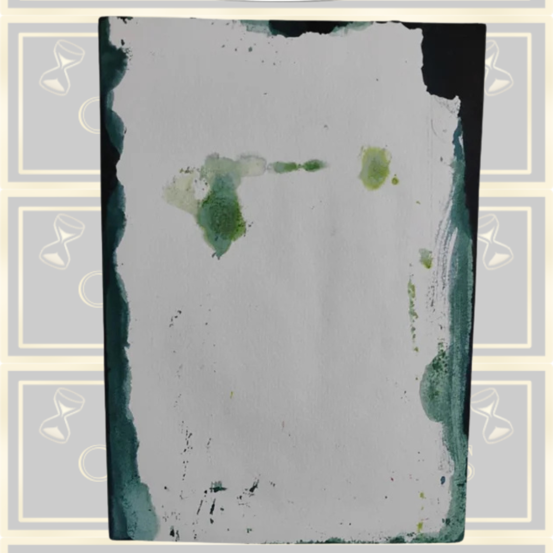 Vintage Bold Bright Gothic Green Man