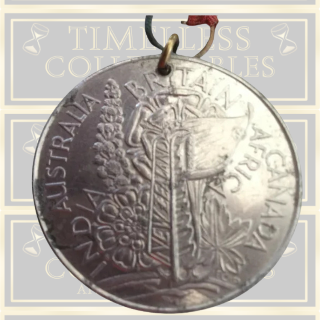 British Royal Vintage Coronation & Jubilee Medals With Ribbons Geo V