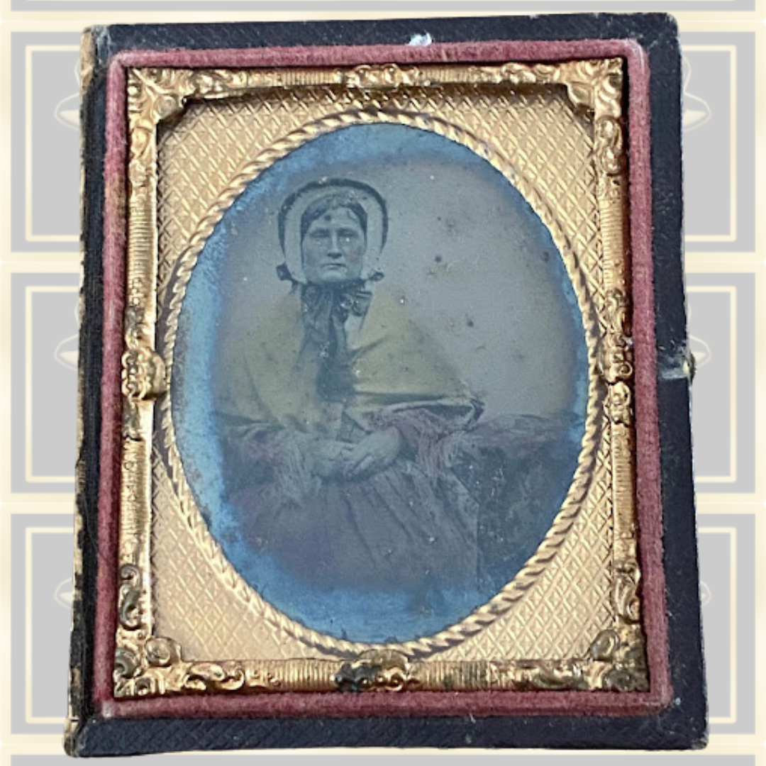 Antique Daguerreotype Portrait Victorian Woman