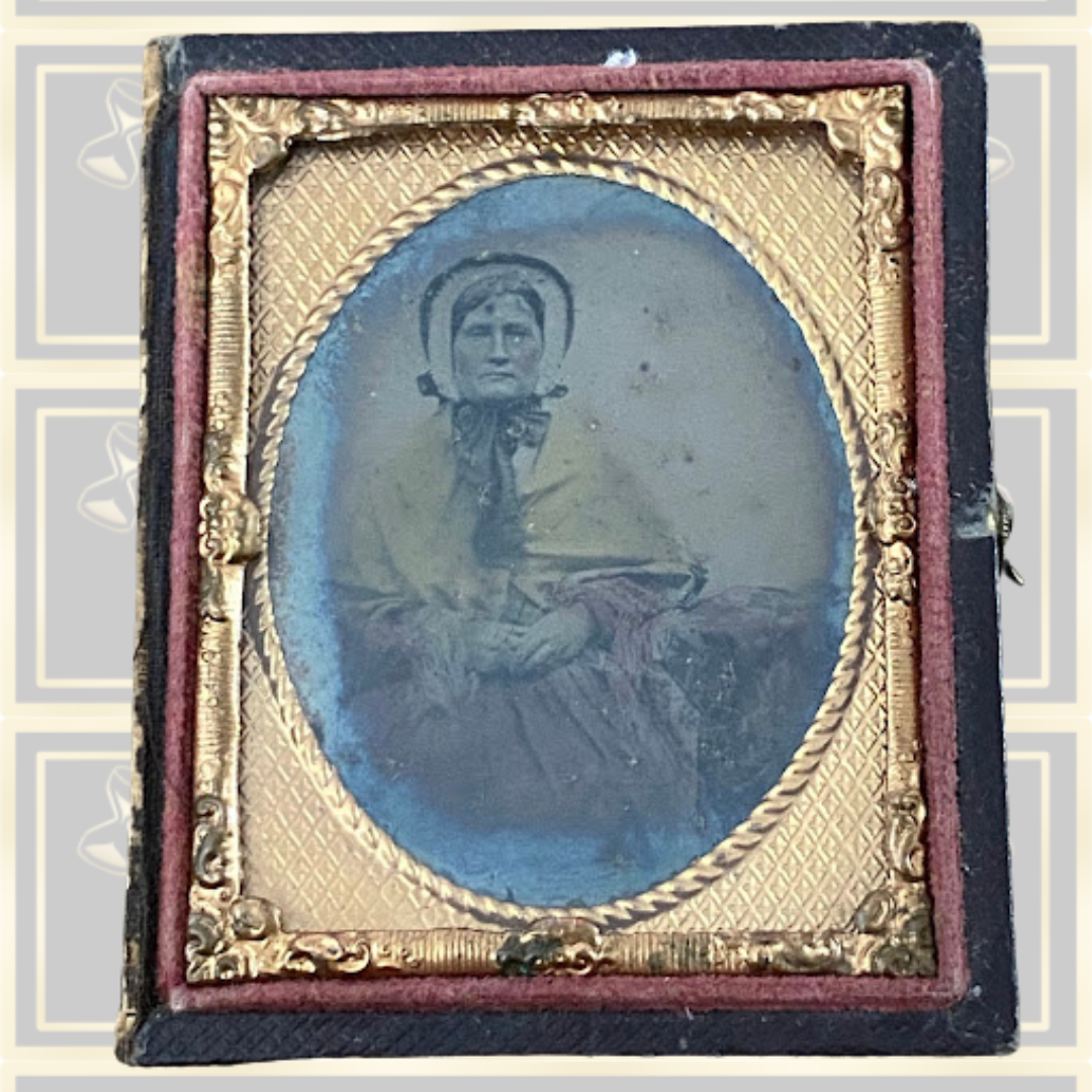 Antique Daguerreotype Portrait Victorian Woman