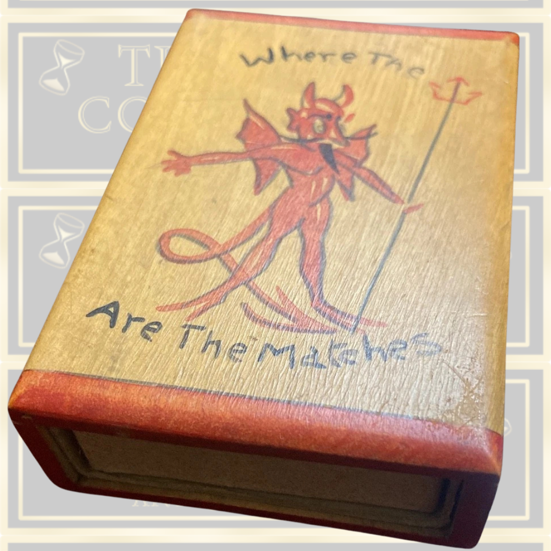 Vintage Arts and Crafts Match Box